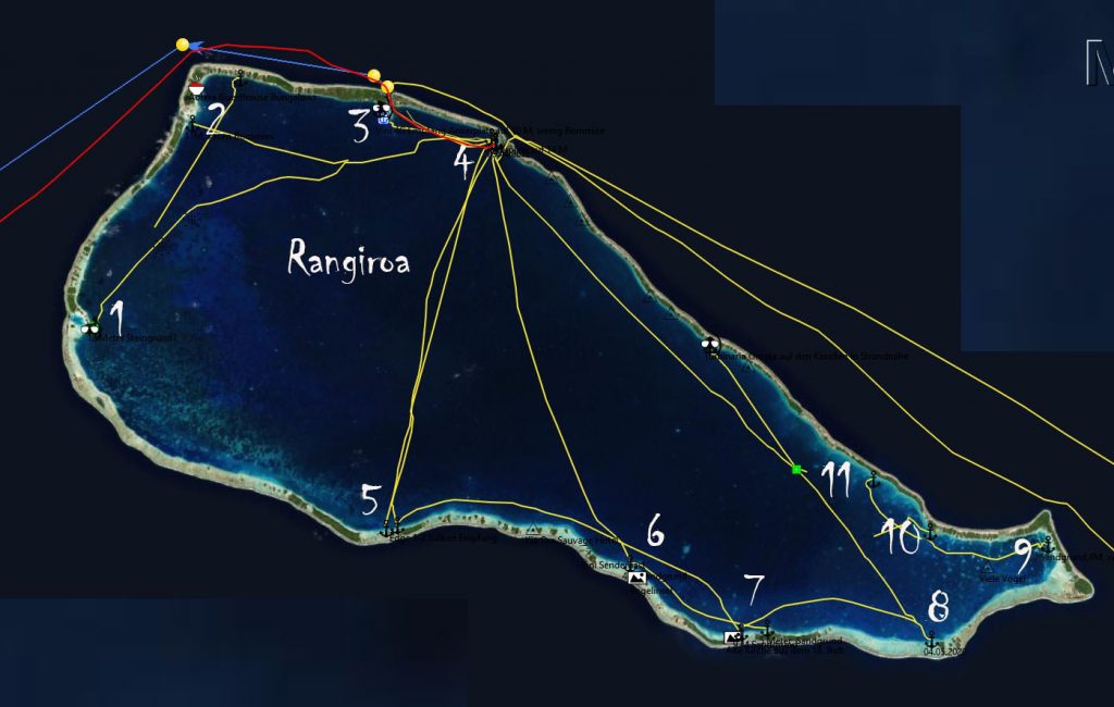 Rangiroa Ankerplätze